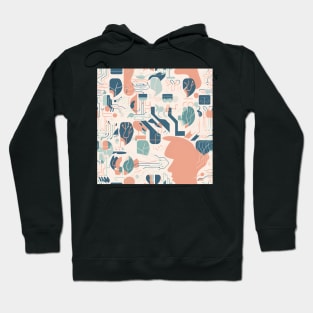 Thought process - Abstract Mindset Seamless Pattern Hoodie